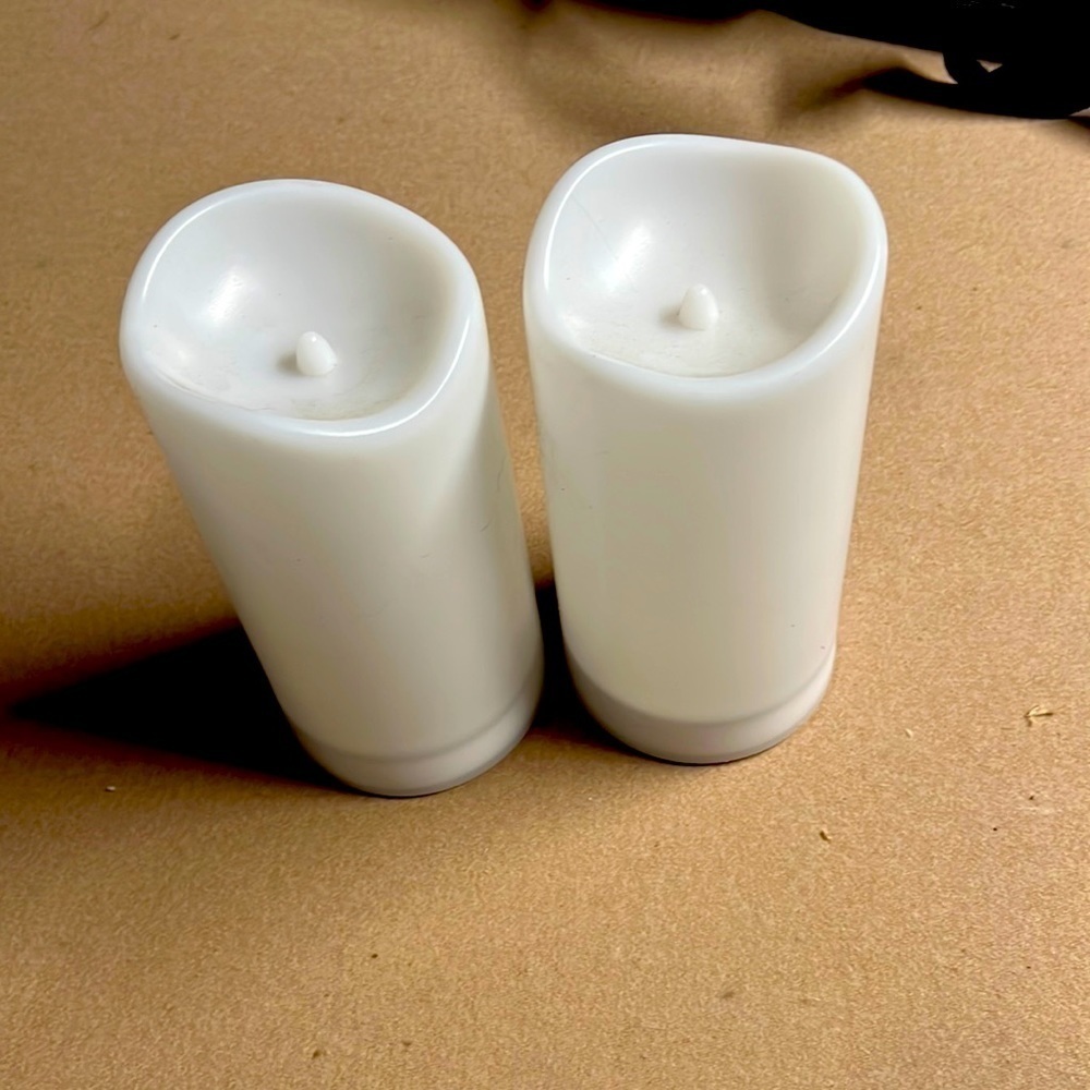 TWO Battery operated candles  - Never Used